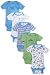 Gerber Baby-boys Newborn 5 Pack Variety Onesie, Blue, 0-3 Months