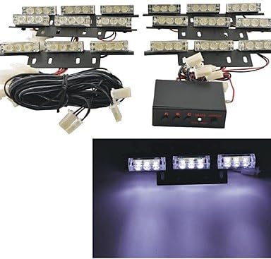 Carking? 12V Car Vehicle 54 LED Deck Dash Grille Windshield Emergency Warning Flashing Strobe Light