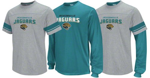 Jacksonville Jaguars Option 3-in-1 Teal Long Sleeve T-Shirt Combo Pack