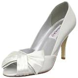 Dyeables Womens Liv Open-Toe Pump