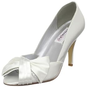 Dyeables Womens Liv Open-Toe Pump