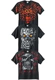 Skulls Screen Print Tee