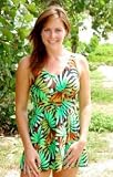 Safari Swimdress Swimsuit - Women's Swimsuit Plus Size Swimsuit
