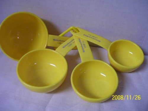 KitchenAid Measuring Cup Set of 4 YELLOW
