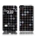 Dots Grey Design Apple iPod Touch 2G (2nd Gen) / 3G (3rd Gen) Protector Skin Decal Sticker