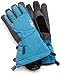 A waterproof/breathable GORE-TEX liner and reduced insulation across the palms give this glove an excellent tactile feel and bomber durability. The reinforced leather palm stands up to wear and tear, and the FlexAction wrist articulation matches your hand’s active position while skiing. A mid-length gauntlet combined with the DuoCinch closure prevents snow from sneaking in around your wrist.
