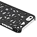 Leegoal Snap-on Case Compatible with Apple iPhone 5, Black Bird Nest Rear