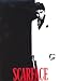 Black White Red Scarface (Tony Montana) Shower Curtain with 12 Hooks Set