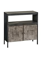 Metal Loft Unidad De Almacenamiento New York Loft Negro