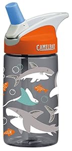 CamelBak Kids Eddy Water Bottle, 0.4 L, Sharks