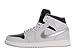 Nike Air Jordan 1 MID Sneaker Light Gray/Black/Silver/White, EU Shoe Size:EUR 43, Color:Light Grey