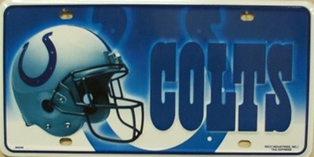 Indianapolis Colts License Plate Frame NFL