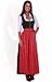 Stockerpoint Trachten DIRNDL 1tlg. Zenta 96 cm klassisch schwarz, Gr. 48