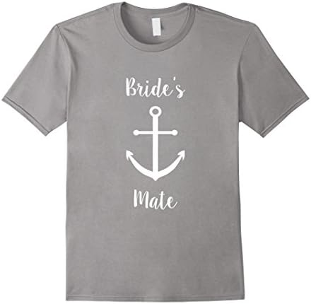 Men's Nautical Wedding, Nautical Wedding Favors, Bridesmaid Shirt Medium Slate