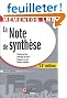 La note de synth�se : Manuel m�thodologique