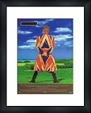 DAVID BOWIE Earthling - Custom Framed Original Ad