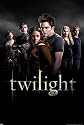 Twilight (Group) White Wood-Mounted Movie Poster Print - 24" X 36"