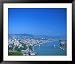 Aerial View of Gellert Hill, Budapest, Hungary Framed Photographic Poster Print by David Ball, 39x33
