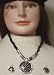 Sterling Silver Plated and Other Short Chain Dylan Necklace with Large Pendant Earrin...