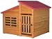 Designer Wooden Dog House With Latching Door