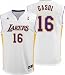 Pau Gasol Jersey: adidas 2010 White Replica #16 Los Angeles Lakers Jersey - Large