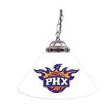 Trademark Poker NBA1200-PS Phoenix Suns NBA Single Shade Bar Lamp - 14 inch