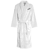 NCAA Reebok Philadelphia Eagles Ladies White Team Plush Robe (Small/Medium)