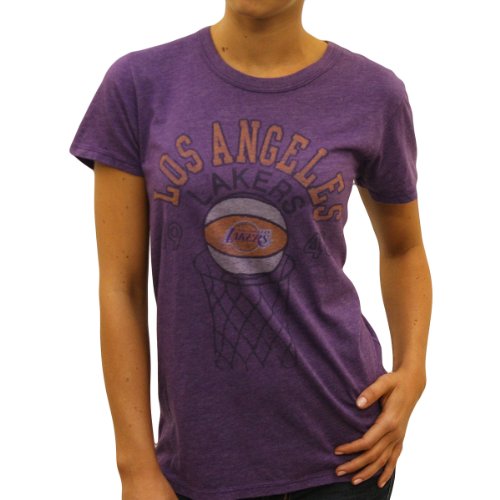 Junkfood Los Angeles Lakers Heathered Womens T-Shirt Small