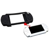 Black XYLO SuperTuff Silicone Case Skin for the Sony PSP (all versions) (TWIN PACK!) Part of the XYLO ACCESSORIES RANGE.