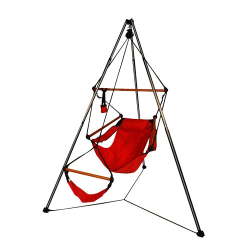 Hammaka 4006-HMKA Hammock Chair & Portable Tripod Stand, Yellow, Wood