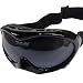 Ski and Snowboard goggles of the newest generation *** extra long, adjustable strap, suitable for helmets *** SUPER ANTI-FOG coating *** Protect your eyes from sun, snow, wind ... *** Frame color: glossy black *** High Quality ventilation system at the top and bottom *** Sun filters: CAT.3 *** UV400, 100% UV protection *** 40mm wide, adjustable band *** Helmet compatible *** delivered with a micro-fiber bag !