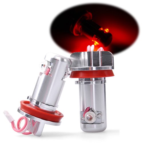 Super Bright Red Led Angel Eye Halo Ring Bulbs Kit H8 Light Lamp For BMW 1 3 5 6 Series On Sale