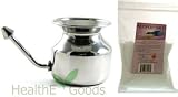 Search : Stainless Steel Neti Pot with 8 oz bag of Neti Pot Salt