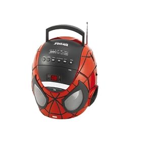 Spider-man CD Boombox with AM / FM Stereo Radio