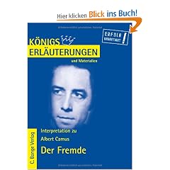 K�nigs Erl�uterungen und Materialien, Bd.61, Der Fremde