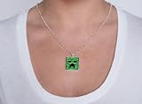 Collier pendentif Minecraft Creeper
