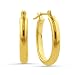 14K Yellow Gold Hoop Earrings