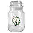 Boston Celtics 31oz Glass Candy Jar - Primary Logo NBA Basketball