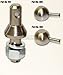 Convert-A-Ball 228.1066 901B Nickel-Plated Shank with 2 Balls - 1