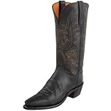 1883 by Lucchese Women's N4559 5/4 Western Boot,Black burnish,7.5 B(M)US