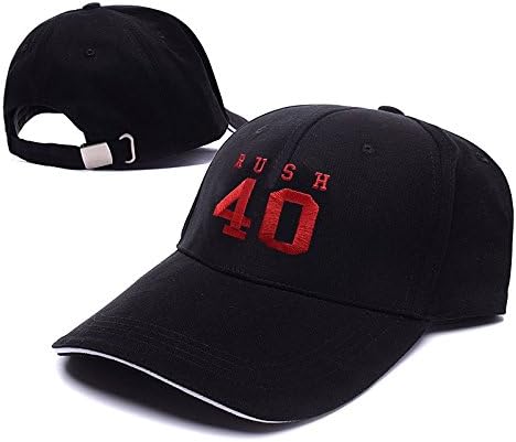 Rush 40th Anniversary Logo Adjustable Baseball Caps Unisex Snapback Embroidery Hats