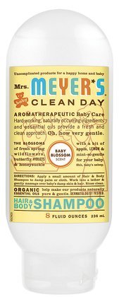 Mrs. Meyer's Baby Blossom- Hair/Body Shampoo, Baby Blossom 8 fl oz