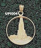 Univ Of Pitts Cathedral Learning Charm/Pendant -14K/10K, Stainless Steel or Gold Plated
