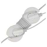 Fosmon® Headset Smart Wrap Wire Cord Organizer for Headphone - Pearl White