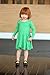 City Threads Big Girls' Cotton Long Sleeve Twirly Skater Party Dress (Size 7-16)