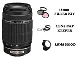 Pentax SMCP-DAL 55-300mm f/4-5.8 ED Lens with SSE Deluxe 58mm Lens Accessory Package.