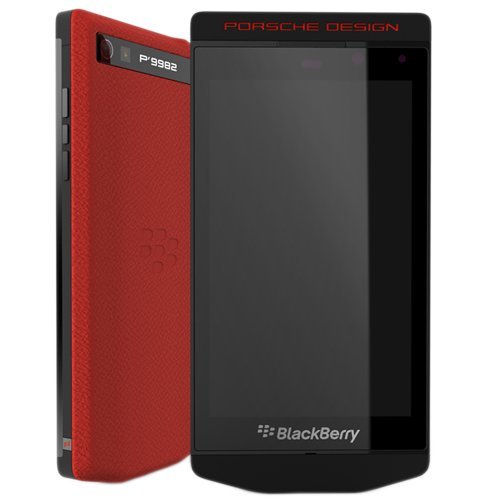 BLACKBERRY PORSCHE DESIGN P'9982 RGF111LW 64GB RED FACTORY UNLOCKED 4G/LTE CELL PHONE