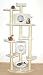 giant corner scratching tree WILL 81.5'' in white #0776-16