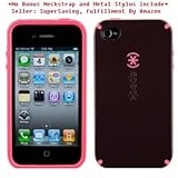 Speck Products CandyShell Case Series for AT&T Apple iPhone 4 (Pink / Dark  ....