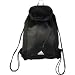 adidas Kickoff Sackpack The Kickoff Sackpack Is An Extra Large Sackpack With A Heavy-Duty Cord Drawstring Closure And Mesh Ventilated Side Panels. The Top Closure Flap Doubles As A Media Safe Pocket With Tricot Lining. The Embroidered Adidas Brandmark And Screen-Printed 3-Stripe